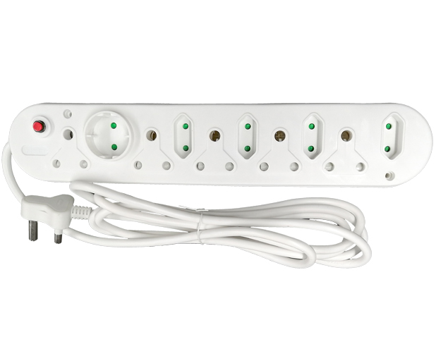 10-Way Multi Plug (5x16A and 5x5A) - 3m Power Cord