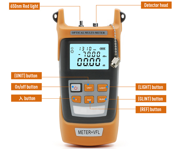 UltraLAN Fiber Power Meter with VFL