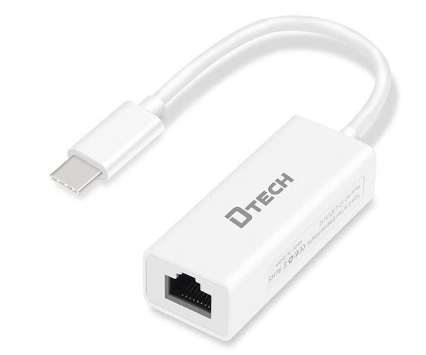 DTECH USB Type-C to RJ45 Ethernet LAN Adapter (10/100Mbps)