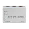 HDMI 3way Intelligent Source Switch with Remote