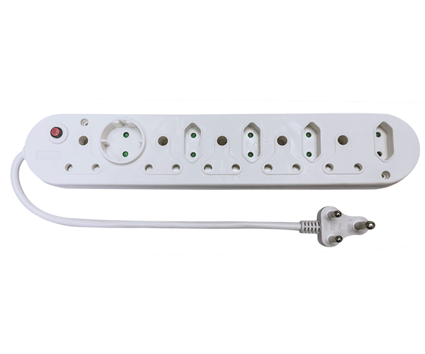 10-Way Multi Plug with surge protection (5X16A+4X5A) - 50cm Power Cord