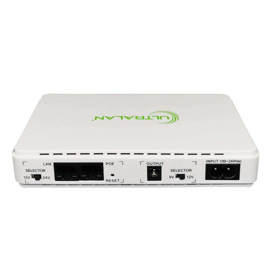 UltraLAN Mini UPS (DC, USB & PoE) - 17W 8.8AH