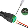 Female DC Jack Plug with Terminal Connector Block
