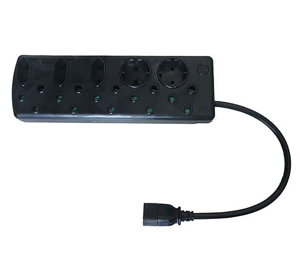 Multi Plug with IEC Cord (5x16A + 5x5A)