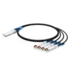 Optcore 25G DAC Passive Cable, 3m, 4-Way SFP28 (Q28)