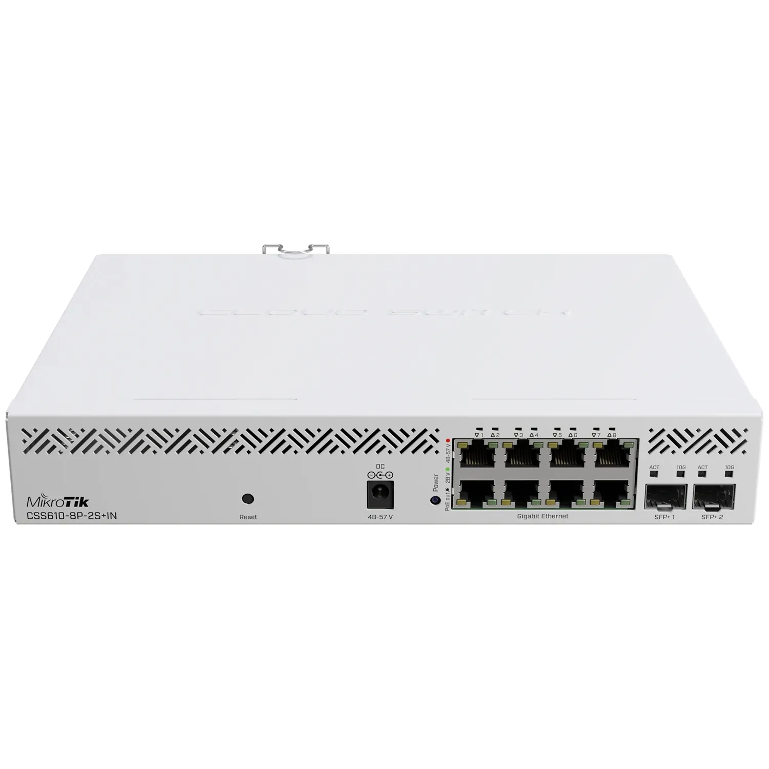 MikroTik CSS610-8P-2S+IN | 8-Port Gigabit PoE-out Switch, 2 x 10G SFP+