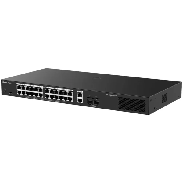 Reyee RG-ES228GS-LP | 24-Port Gigabit PoE+ Cloud Managed Switch, 250W